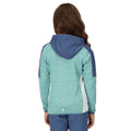 Bristol Blue-Dusty Denim - Close up - Regatta Childrens-Kids Burnton Full Zip Fleece Jacket