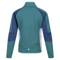Bristol Blue-Dusty Denim - Back - Regatta Childrens-Kids Oberon VII Marl Full Zip Fleece Jacket