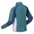 Bristol Blue-Dusty Denim - Lifestyle - Regatta Childrens-Kids Oberon VII Marl Full Zip Fleece Jacket
