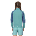 Bristol Blue-Dusty Denim - Close up - Regatta Childrens-Kids Oberon VII Marl Full Zip Fleece Jacket