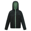 Quiet Green-Darkest Spruce - Lifestyle - Regatta Childrens-Kids Kyrell Plain Reversible Jacket