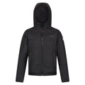 Black-Seal Grey - Side - Regatta Childrens-Kids Kyrell Plain Reversible Jacket