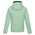 Quiet Green-Darkest Spruce - Back - Regatta Childrens-Kids Kyrell Plain Reversible Jacket