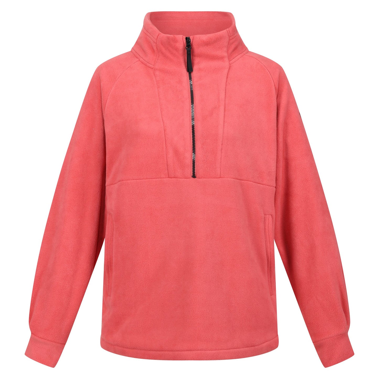 Mineral Red - Front - Regatta Womens-Ladies Lavendon Half Zip Fleece Top