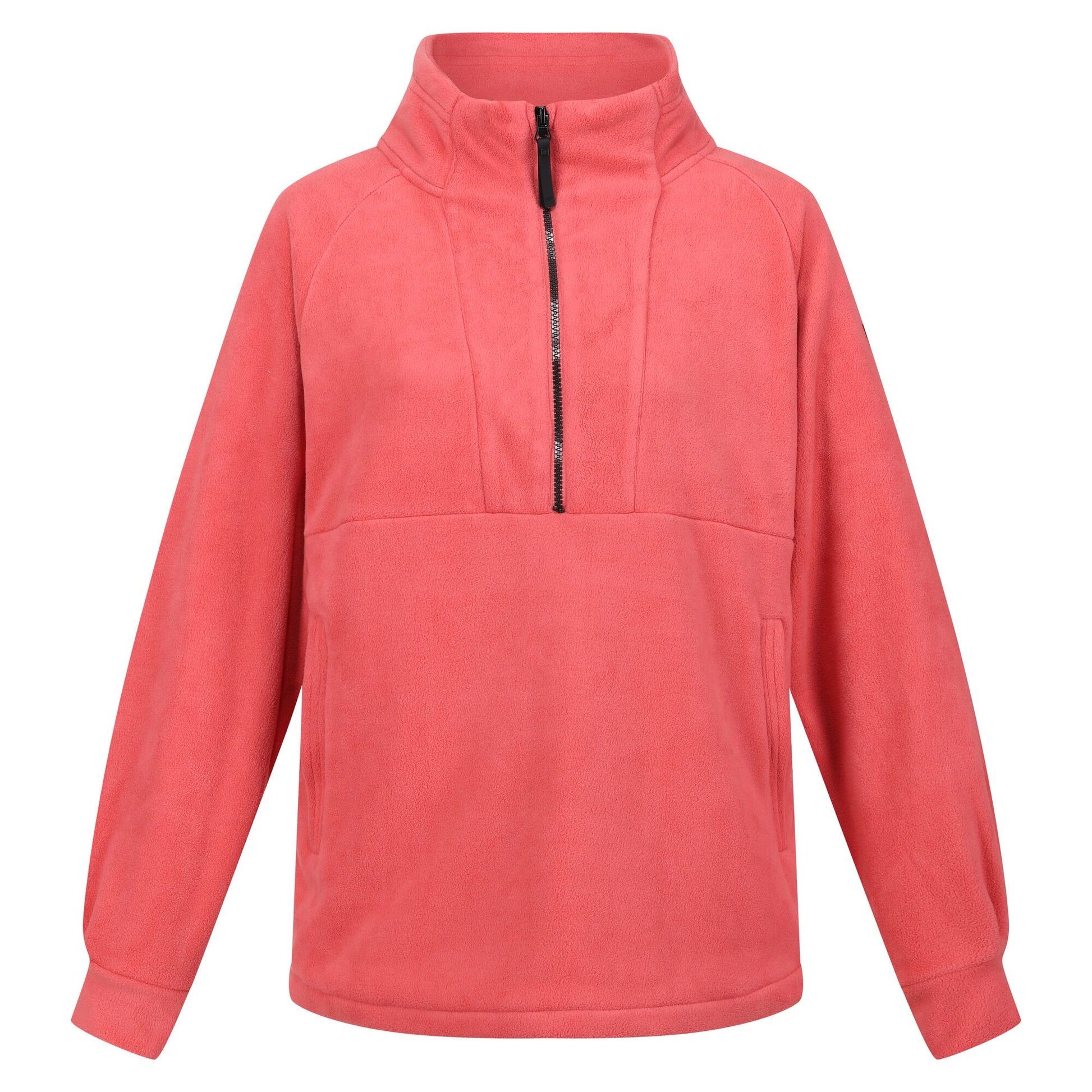 Mineral Red - Front - Regatta Womens-Ladies Lavendon Half Zip Fleece Top