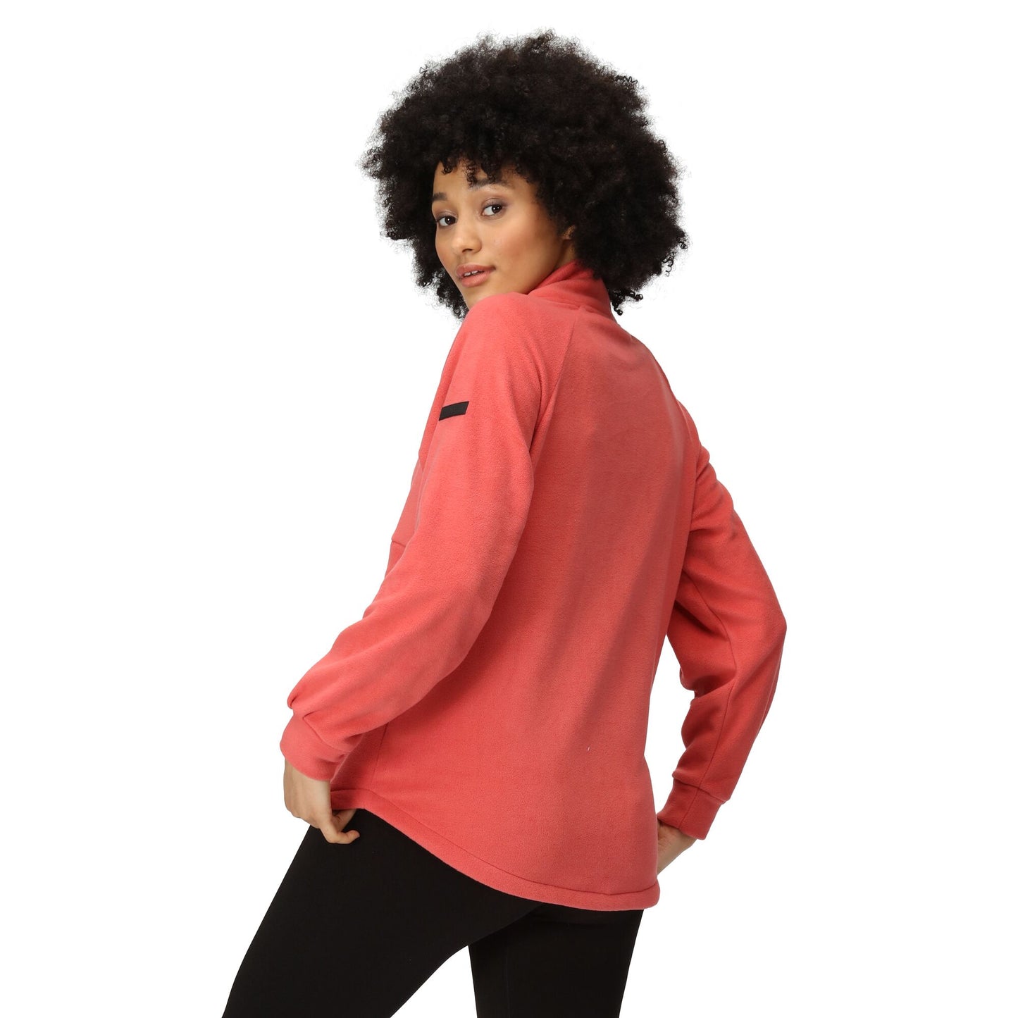 Mineral Red - Pack Shot - Regatta Womens-Ladies Lavendon Half Zip Fleece Top