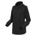 Black - Side - Regatta Womens-Ladies Lavendon Half Zip Fleece Top