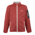 Peach Bloom-Light Vanilla - Front - Regatta Childrens-Kids Newhill Fleece Jacket