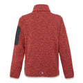 Peach Bloom-Light Vanilla - Back - Regatta Childrens-Kids Newhill Fleece Jacket