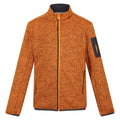 Orange Pepper-Ash - Front - Regatta Childrens-Kids Newhill Fleece Jacket