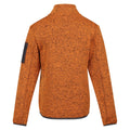 Orange Pepper-Ash - Back - Regatta Childrens-Kids Newhill Fleece Jacket