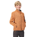 Apricot Crush-Seal Grey - Lifestyle - Regatta Childrens-Kids Newhill Fleece Jacket