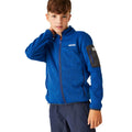 Oxford Blue-New Royal - Side - Regatta Childrens-Kids Newhill Fleece Jacket