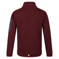 Burgundy-Seal Grey - Back - Regatta Childrens-Kids Newhill Fleece Jacket