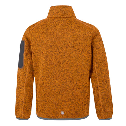 Bright Marigold-Glacier - Back - Regatta Childrens-Kids Newhill Fleece Jacket