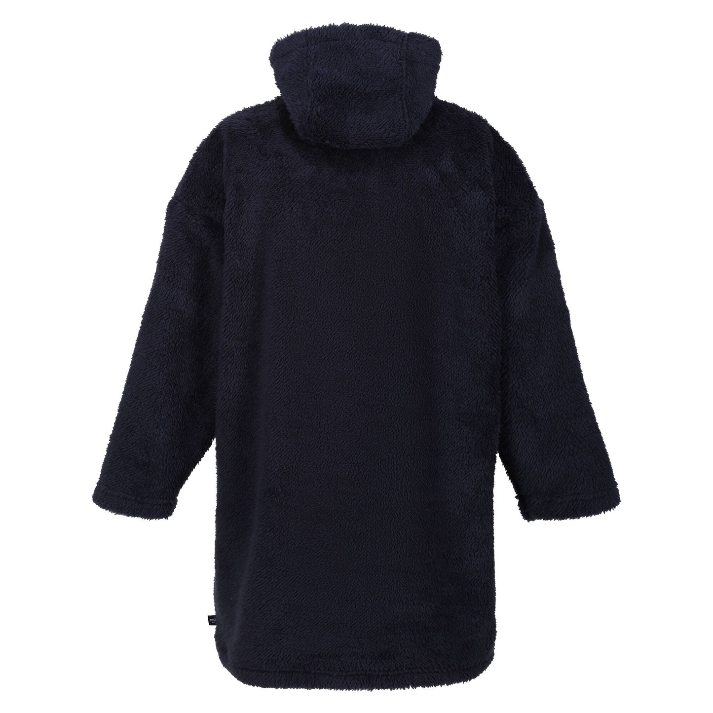 Navy - Back - Regatta Childrens-Kids Cosy Plain Hooded Poncho