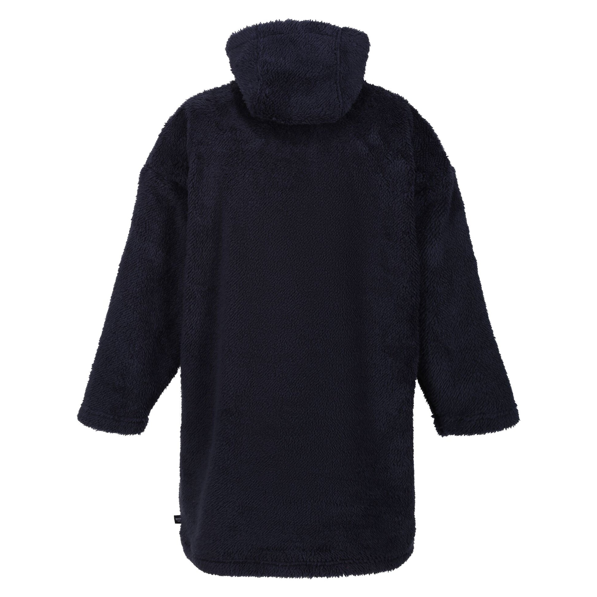 Navy - Back - Regatta Childrens-Kids Cosy Plain Hooded Poncho