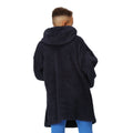 Navy - Lifestyle - Regatta Childrens-Kids Cosy Plain Hooded Poncho