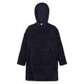 Navy - Front - Regatta Childrens-Kids Cosy Plain Hooded Poncho