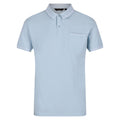 Cool Blue - Front - Regatta Mens Tinston Short-Sleeved Polo Shirt