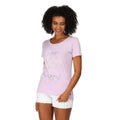 Pastel Lilac - Pack Shot - Regatta Womens-Ladies Filandra VII Text T-Shirt