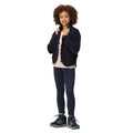 Navy - Close up - Regatta Childrens-Kids Kallye II Full Zip Fleece Jacket