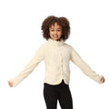 Light Vanilla - Side - Regatta Childrens-Kids Kallye II Full Zip Fleece Jacket