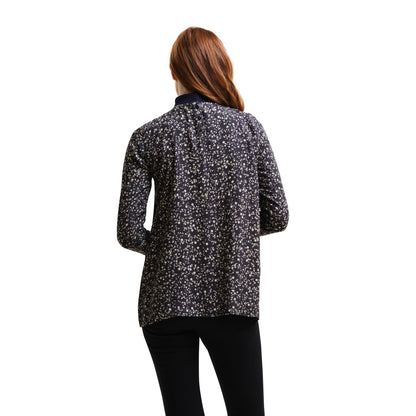 Black - Back - Regatta Womens-Ladies Orla All-Over Print Lightweight Blouse