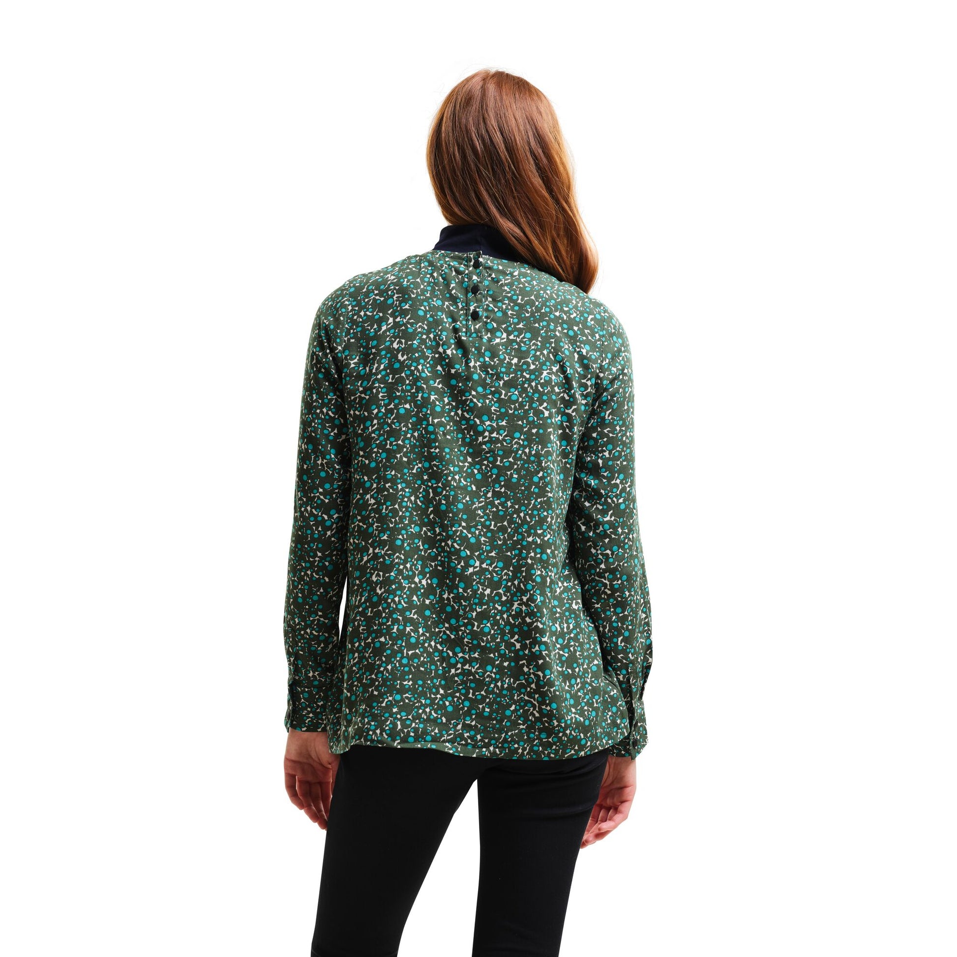 Jade - Back - Regatta Womens-Ladies Orla All-Over Print Lightweight Blouse