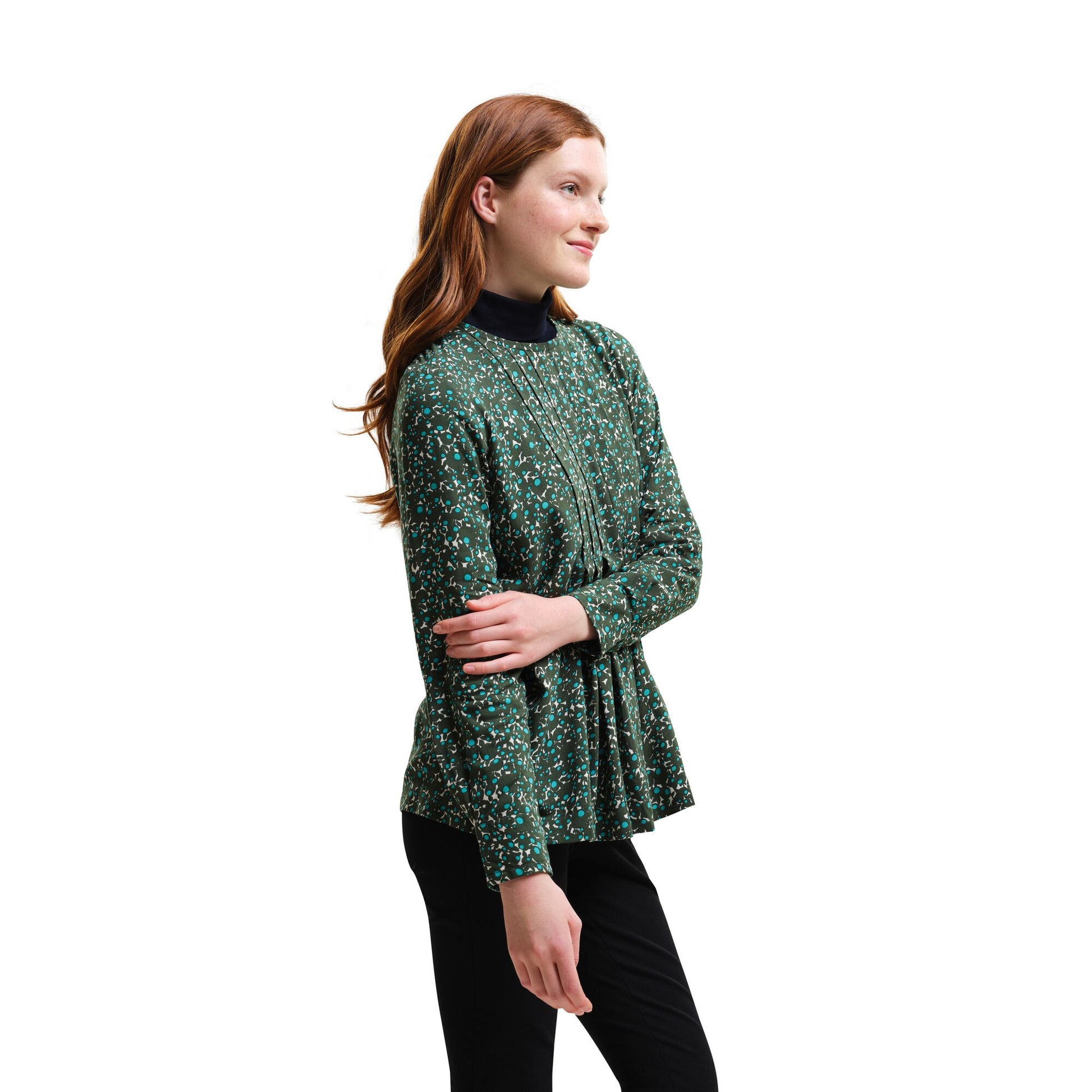 Jade - Side - Regatta Womens-Ladies Orla All-Over Print Lightweight Blouse