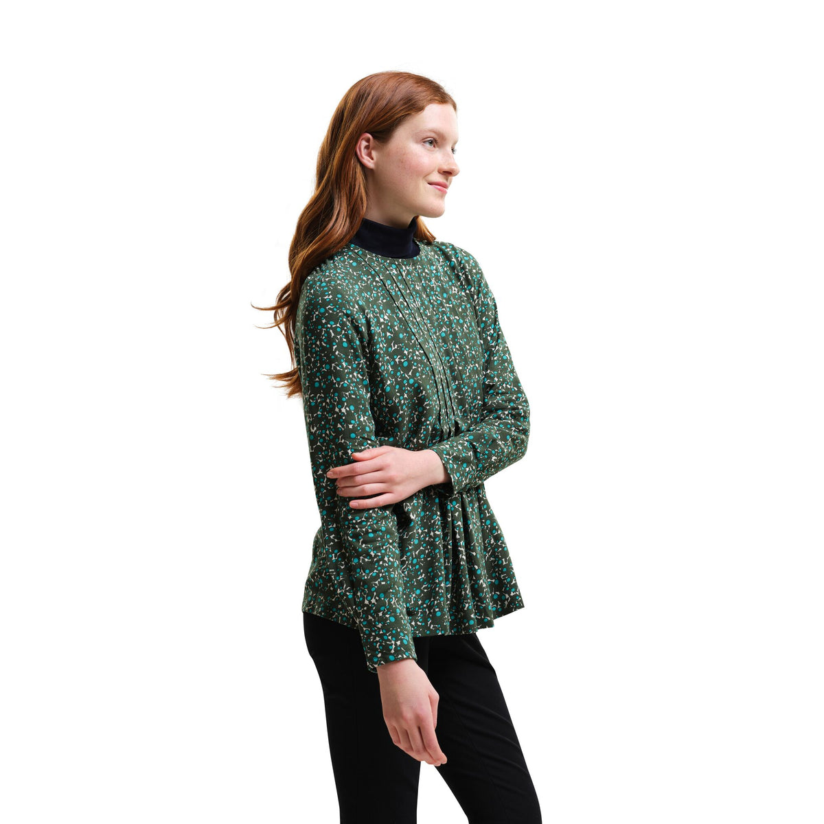 Jade - Side - Regatta Womens-Ladies Orla All-Over Print Lightweight Blouse