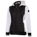 Black-White - Side - Dare 2B Womens-Ladies Fend Hooded Jacket