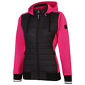Black-Pure Pink - Side - Dare 2B Womens-Ladies Fend Hooded Jacket