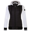 Black-White - Front - Dare 2B Womens-Ladies Fend Hooded Jacket
