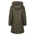 Dark Khaki - Back - Regatta Womens-Ladies Samaria Waterproof Jacket