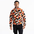 Puffins Orange - Lifestyle - Dare 2B Mens Affinity Geometric Fleece Top