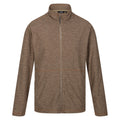 Gold Sand - Front - Regatta Mens Edley Marl Full Zip Fleece Jacket