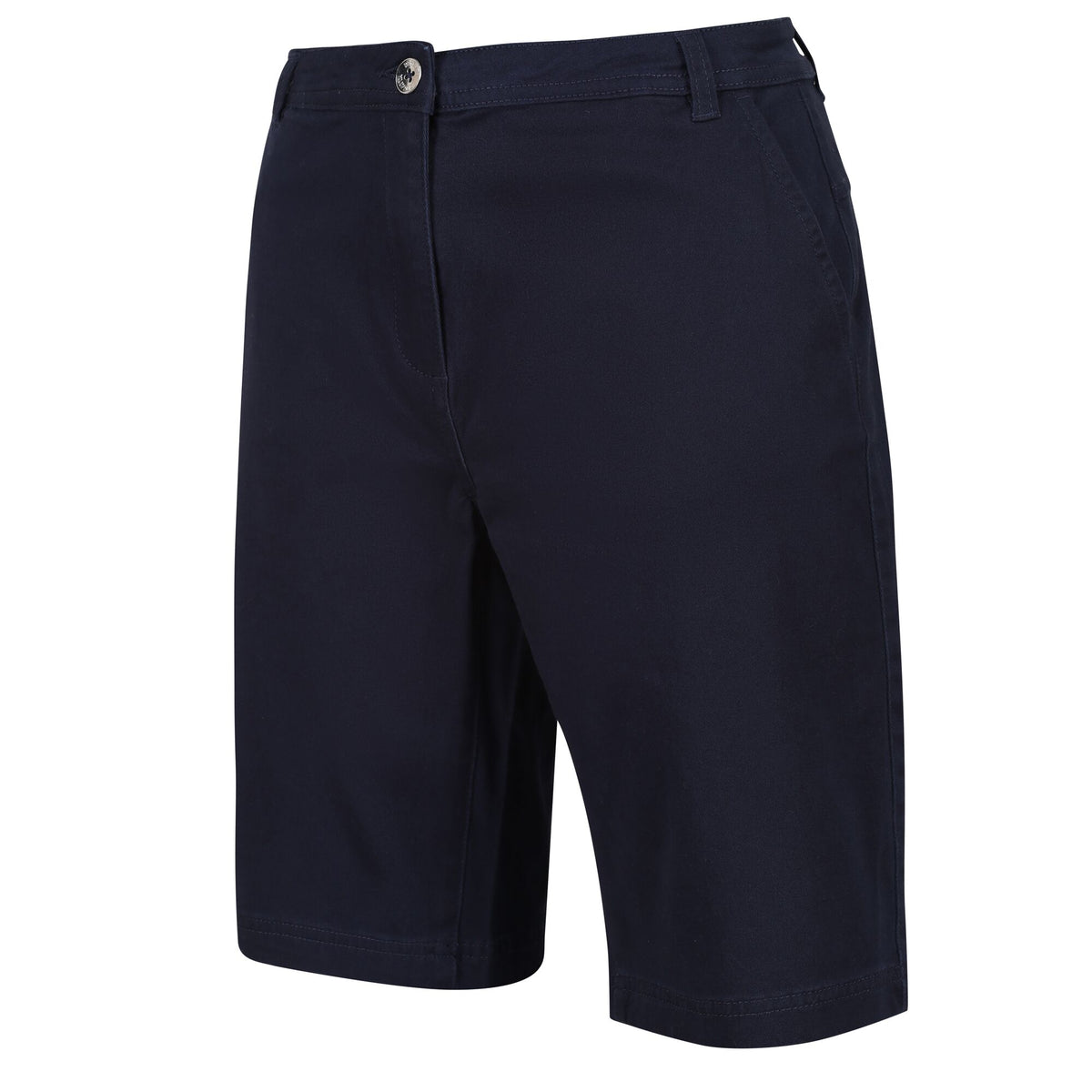 Navy - Side - Regatta Womens-Ladies Bayla Casual Shorts
