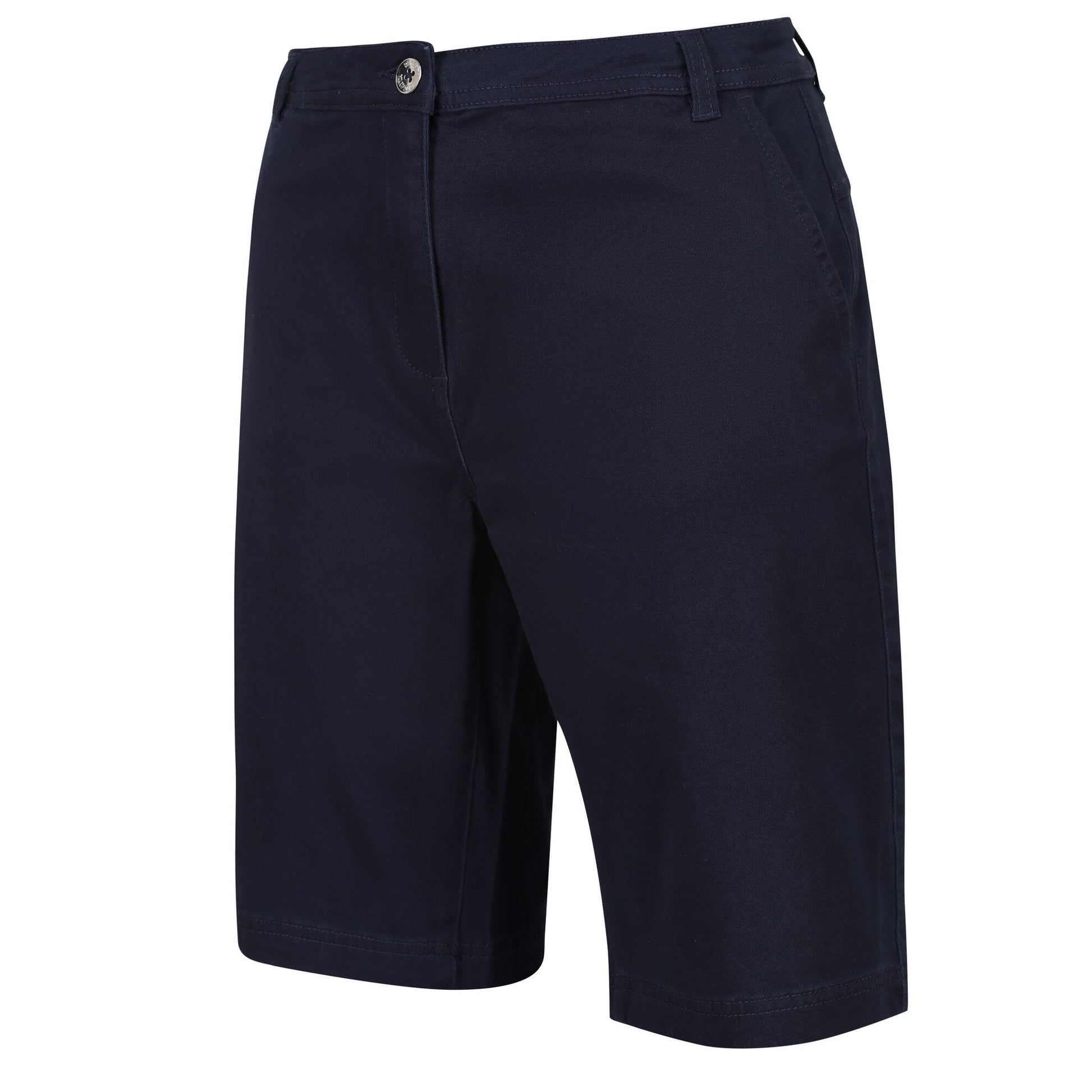Navy - Side - Regatta Womens-Ladies Bayla Casual Shorts