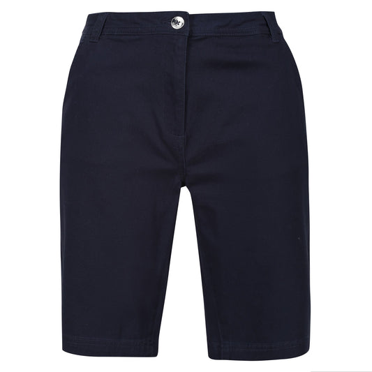 Navy - Front - Regatta Womens-Ladies Bayla Casual Shorts