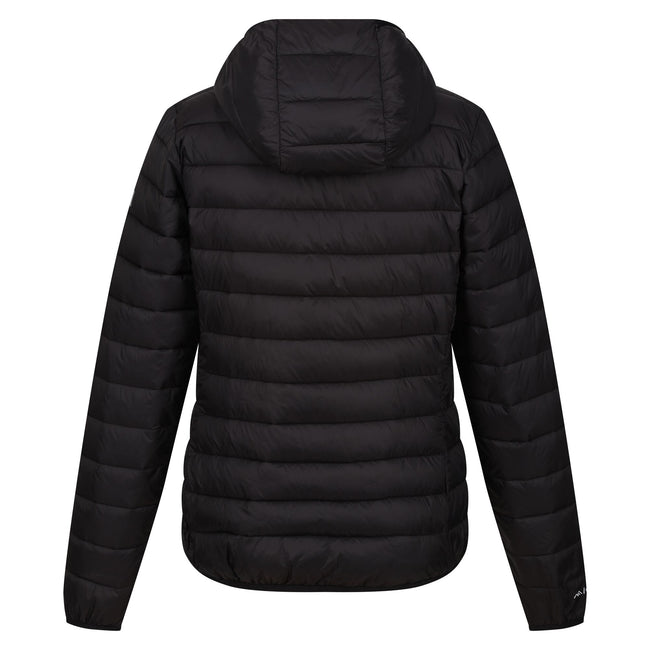 Black - Back - Regatta Womens-Ladies Marizion Hooded Padded Jacket