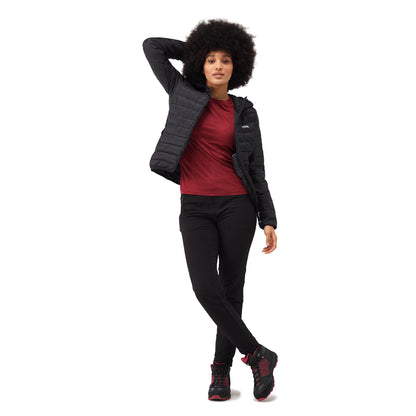 Black - Lifestyle - Regatta Womens-Ladies Marizion Hooded Padded Jacket