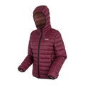 Dark Pimento - Side - Regatta Womens-Ladies Marizion Hooded Padded Jacket