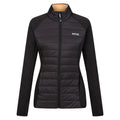 Black-Apricot Crush - Front - Regatta Womens-Ladies Clumber IV Hybrid Jacket