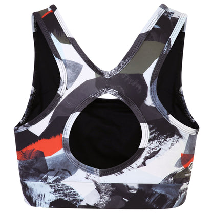 Lichen Green - Back - Dare 2B Womens-Ladies Swift Abstract Sports Bra