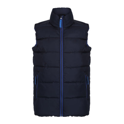 Navy-New Royal - Front - Regatta Professional Childrens-Kids Thermal Body Warmer