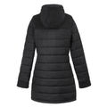 Black - Back - Regatta Womens-Ladies Melanite Baffled Padded Jacket