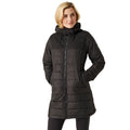 Black - Lifestyle - Regatta Womens-Ladies Melanite Baffled Padded Jacket