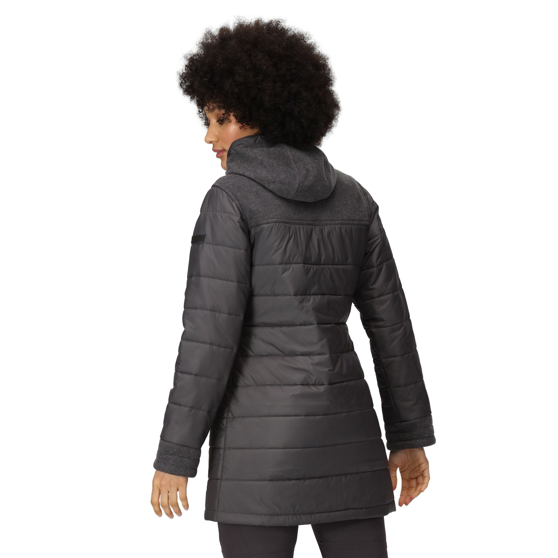 Seal Grey - Lifestyle - Regatta Womens-Ladies Melanite Baffled Padded Jacket