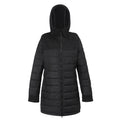 Black - Front - Regatta Womens-Ladies Melanite Baffled Padded Jacket